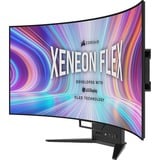 Corsair XENEON FLEX 45WQHD240 45" Curved UltraWide gaming monitor Zwart, 2x HDMI, 1x DisplayPort, 4x USB-A 3.2 (10 Gbit/s), 2x USB-C 3.2 (10 Gbit/s), 240 Hz