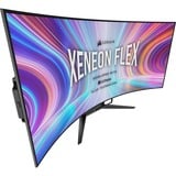 Corsair XENEON FLEX 45WQHD240 45" Curved UltraWide gaming monitor Zwart, 2x HDMI, 1x DisplayPort, 4x USB-A, 2x USB-C, 240 Hz