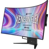 Corsair XENEON FLEX 45WQHD240 45" Curved UltraWide gaming monitor Zwart, 2x HDMI, 1x DisplayPort, 4x USB-A 3.2 (10 Gbit/s), 2x USB-C 3.2 (10 Gbit/s), 240 Hz