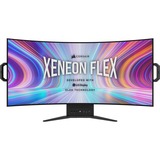 Corsair XENEON FLEX 45WQHD240 45" Curved UltraWide gaming monitor Zwart, 2x HDMI, 1x DisplayPort, 4x USB-A 3.2 (10 Gbit/s), 2x USB-C 3.2 (10 Gbit/s), 240 Hz