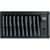 DSI 6U 19" laptopkast met scalergy-tab laptoplade voor 10 laptops tot 11" oplaadstation 6U