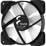 Fractal Design Aspect 12 RGB PWM Black Frame case fan Zwart/wit, 4-pins PWM fan aansluiting