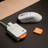 Glorious Model D 3 Wireless gaming muis Wit, Tot 30.000 dpi, RGB, USB / 2.4 GHz / Bluetooth