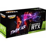 INNO3D GeForce RTX 3060 Ti TWIN X2 LHR grafische kaart 1x HDMI, 3x DisplayPort