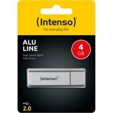 Intenso Alu Line USB-stick 4GB  Zilver