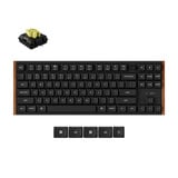 Keychron K1 Ultra 8K Wireless Custom Mechanical Keyboard Zwart, US lay-out (QWERTY), Keychron Milk POM Banana, 80% (TKL), RGB leds, LSA Double-shot PBT, USB-C | 2.4 GHz | Bluetooth 5.2