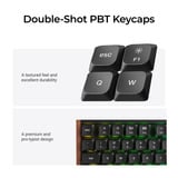 Keychron K1 Ultra 8K Wireless Custom Mechanical Keyboard Zwart, US lay-out (QWERTY), Keychron Milk POM Banana, 80% (TKL), RGB leds, LSA Double-shot PBT, USB-C | 2.4 GHz | Bluetooth 5.2
