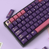 Keychron Lunar Witch - Cherry Profiel Dye-Sub PBT Volledige Keycap Set keycaps Donkerpaars, 140 stuks