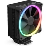 NZXT T120 RGB cpu-koeler Zwart, RGB leds, 4-pins PWM fan-connector