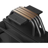 NZXT T120 RGB cpu-koeler Zwart, RGB leds, 4-pins PWM fan-connector