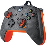PDP PDP Wired Controller - Atomic Carbon Antraciet/oranje