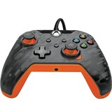 PDP PDP Wired Controller - Atomic Carbon Antraciet/oranje
