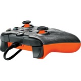 PDP PDP Wired Controller - Atomic Carbon Antraciet/oranje