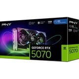 PNY GeForce RTX 5070 ARGB OC grafische kaart DLSS 4, 3x DisplayPort, 1x HDMI 2.1