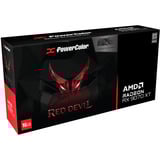 PowerColor Radeon RX 9070 XT Red Devil 16GB OC Special Edition grafische kaart Zwart, RDNA4, GDDR6, 3x DisplayPort, 1x HDMI