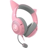 Razer Kraken Kitty V2 over-ear gaming headset Pink, Pc