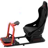 Res-Tech SIMPLY - GT Cockpit racingsimulator Zwart/rood