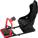 Res-Tech SIMPLY - GT Cockpit racingsimulator Zwart/rood