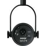 SHURE MV7+ Podcastmicrofoon Zwart