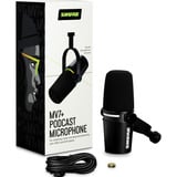 SHURE MV7+ Podcastmicrofoon Zwart