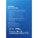 Samsung 990 EVO Plus 2 TB SSD MZ-V9S2T0BW, PCIe 4.0 x4 / 5.0 x2, NVMe 2.0, M.2 2280