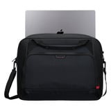 Targus 17-18” Classic EcoSmart Briefcase laptoptas Zwart/rood