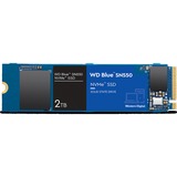 WD Blue SN550 NVMe, 2 TB SSD Blauw, WDS200T2B0C, M.2 2280, PCIe Gen3 x4