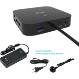 i-tec USB-C HDMI DP Docking Station with Power Delivery 100 W Zwart