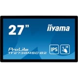 iiyama ProLite TF2738MSC-B2 27" monitor Zwart, Touch, DVI, HDMI, DisplayPort, Audio