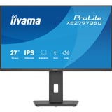 iiyama ProLite XB2797QSU-B1 27" monitor Zwart (mat), HDMI, DisplayPort, USB, Audio
