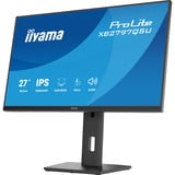 iiyama ProLite XB2797QSU-B1 27" monitor Zwart (mat), HDMI, DisplayPort, USB, Audio