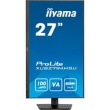 iiyama ProLite XUB2794HSU-B6 27" monitor Zwart (mat), HDMI, DisplayPort, Sound