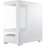 ASUS Prime AP202 midi tower behuizing Wit | 2x USB-A | 1x USB-C | RGB | Tempered Glass