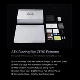 ATK Blazing Sky ZERO Ultralight Wireless Gaming Mouse - ZERO Extreme Wit, 10 - 42.000 DPI, 8K, USB / 2.4GHz