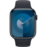 Apple Watch Series 9 smartwatch Donkerblauw/donkerblauw, Aluminium, 45 mm, Sportbandje (M/L)