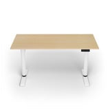Arozzi Arena Nordico Sit/Stand Desk - Light Birch gaming desk Zwart