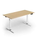 Arozzi Arena Nordico Sit/Stand Desk - Light Birch gaming desk Zwart