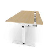 Arozzi Arena Nordico Sit/Stand Desk - Light Birch gaming desk Zwart