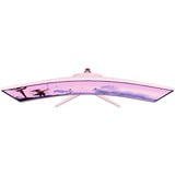 Arozzi Nova Curved 34" UltraWide gaming monitor Roze, 165 Hz, 2x DisplayPort, 2x HDMI, Audio, Adaptive Sync