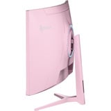 Arozzi Nova Curved 34" UltraWide gaming monitor Roze, 165 Hz, 2x DisplayPort, 2x HDMI, Audio, Adaptive Sync