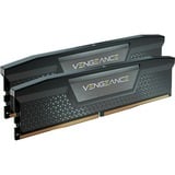 Corsair 32 GB DDR5-6400 Kit werkgeheugen Zwart, CMK32GX5M2B6400C32, Vengeance, XMP