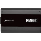 Corsair RM650, 650 Watt voeding  Zwart, 4x PCIe, kabelmanagement