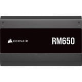 Corsair RM650, 650 Watt voeding  Zwart, 4x PCIe, kabelmanagement