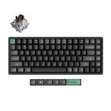 Keychron K2 Ultra 8K Wireless Custom Mechanical Keyboard Zwart, US lay-out (QWERTY), Keychron Apex Brown, 75%, RGB leds, OSA Double-shot PBT, USB-C | 2.4 GHz | Bluetooth 5.2