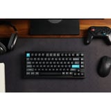 Keychron Q1 Ultra-M1 8K Wireless Custom Mechanical Keyboard Zwart, US lay-out (QWERTY), Keychron Silk POM Red, 75%, 75%, RGB, Hot swap, 8K, 2.4 GHz / Bluetooth 5.2 / USB-C