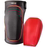 Kneetek PROTEK WaveTek kniebescherming Zwart/rood