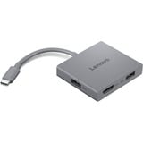 Lenovo USB-C 4 in 1 hub Gen2 usb-hub Grijs