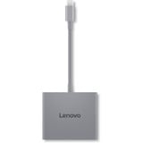 Lenovo USB-C 4 in 1 hub Gen2 usb-hub Grijs