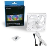 Lian Li UNI FAN AL120 V2 Single Pack case fan Wit, 4-pins PWM fan-connector