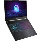 MSI Cyborg 15 AI A1VEK-019NL 15.6"  gaming laptop Zwart | Ultra 7 155H | RTX 4050 | 16GB | 512GB SSD